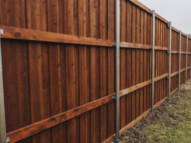 Western Red cedar fence in Burleson